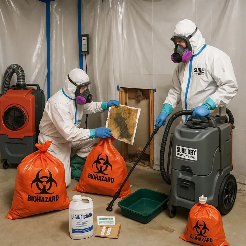 Contaminated Water Handling Protocols process in Mount Pleasant, IA
